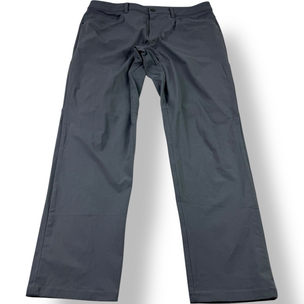 Lululemon Asphalt Grey ABC Classic-Fit Pants Men's 36x32 Stretch Sweat-Wicking‎